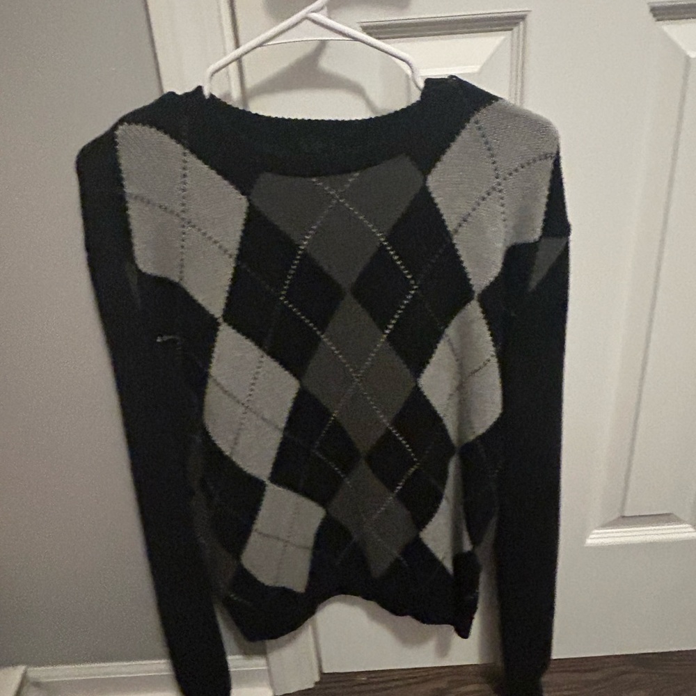 Argyle Pattern Sweater
